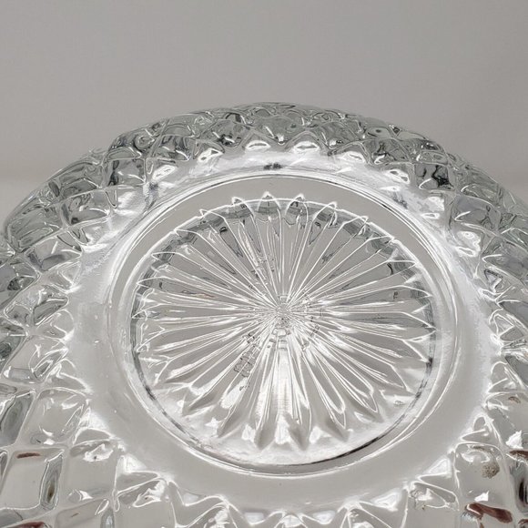 Vintage VTG HOMCO Clear Cut Glass Globe Round Fairy Lamp Light Candle Holder - Picture 5 of 11